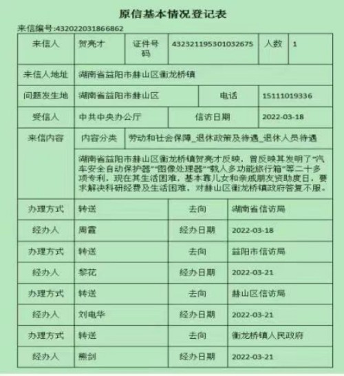 伟大发明家大国工匠贺亮才的多项科研成果受到权威部门的认可