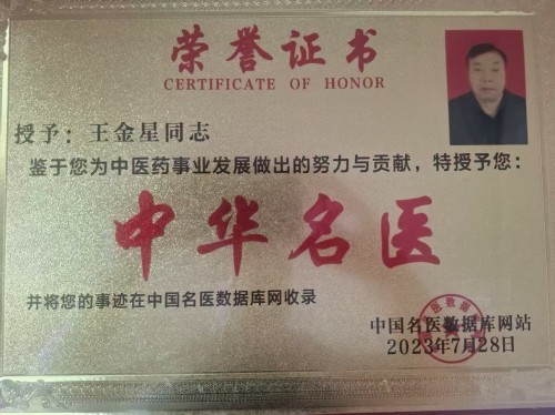 道义争担敢平肩，仁心济世骨仙珍——记中医健康使者王金星