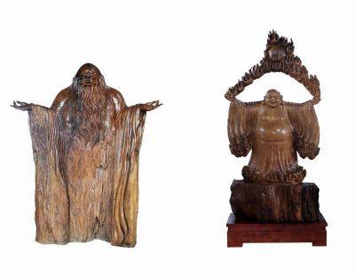 中国著名树雕艺术传承人---李凌云