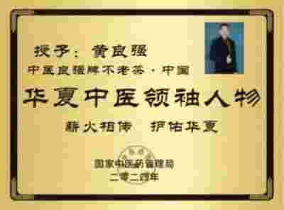 特别报道全球影响力人物成就奖·2025最美奋斗者·特效醫術傅承人——黄良强 中医世家黄良强《养生茶》不老茶